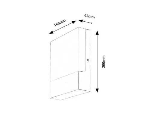 Záhradné svietidlo Rabalux 77097 LED 10W 570lm 4000K 230V IP44